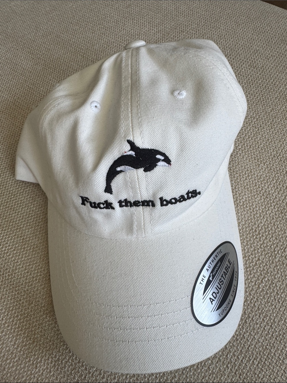 F Them Boats Orcas Whale Hat